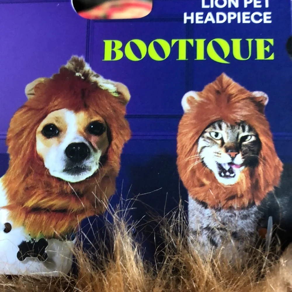 NWT Bootique Lion Mane Headpiece Halloween Cat S/M